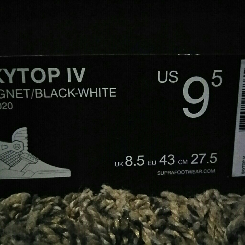 Supra skytop 4 shoes Magnet/Black-White